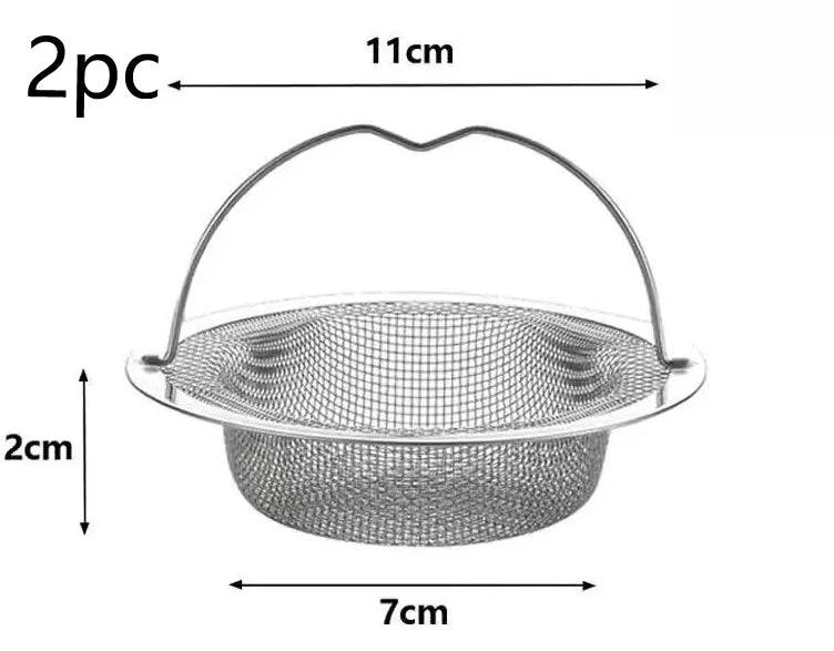 1Pc Stainless Steel Kitchen Sink Filter, Garbage Food Residue/Hair Catcher, Keep Your Ba detail view