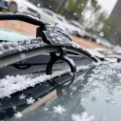 2Pcs Car Wiper Anti Freeze Bracket Wiper Snow Defence Protective Rack Winter Anti Slip close-up view
