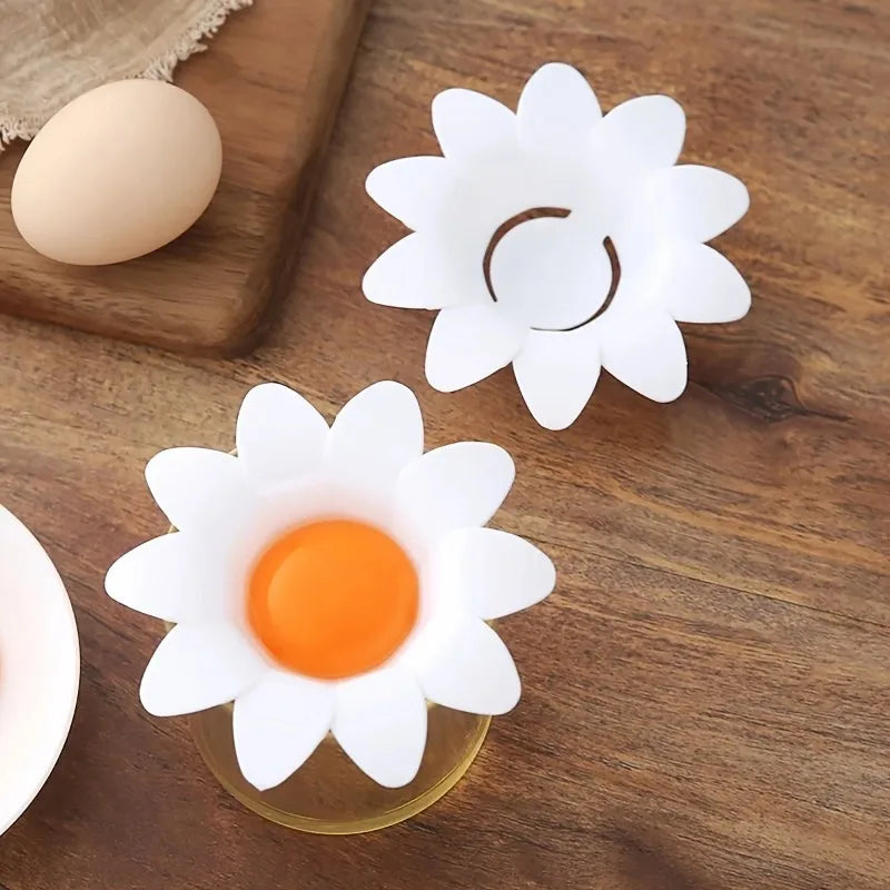 1pc/ Cute Flower Design Egg White Yolk Separator Kitchen Gadgets Baking Tools Egg Ext lifestyle view