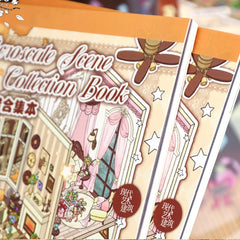 Mr. Paper Modern Art Architecture Sticker Book 29pcs | Miniature Room Design and DIY J close-up view