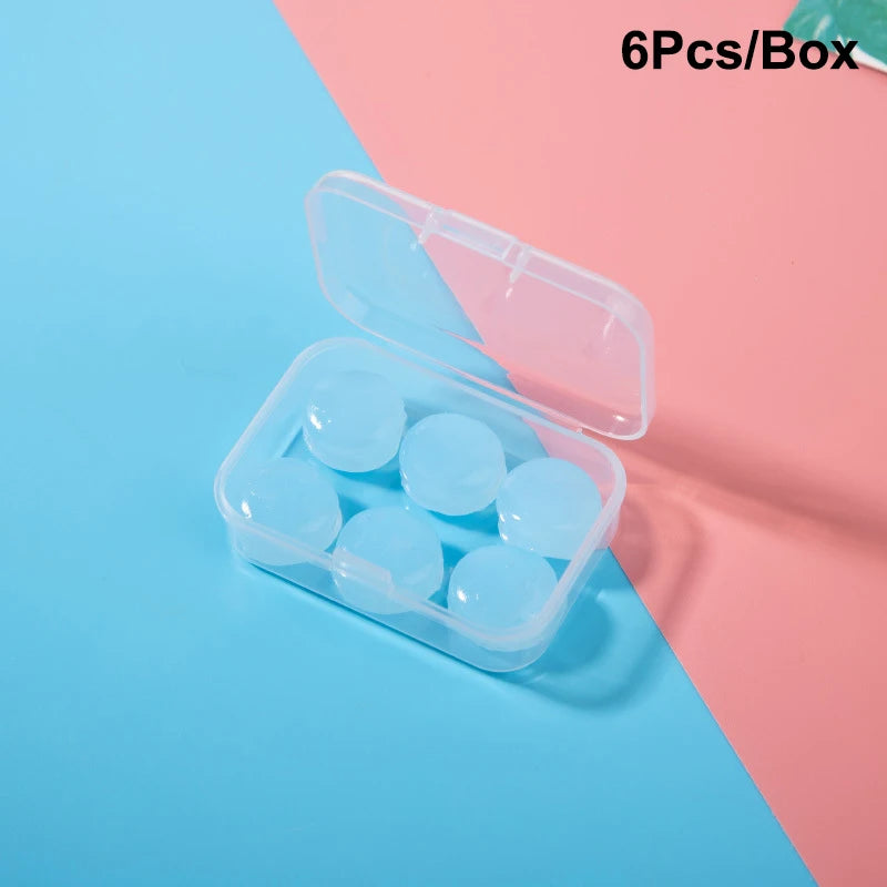 Noise Reduction Swimming Earplugs | Waterproof Silicone Sleep Ear Plugs for Snoring additional angle