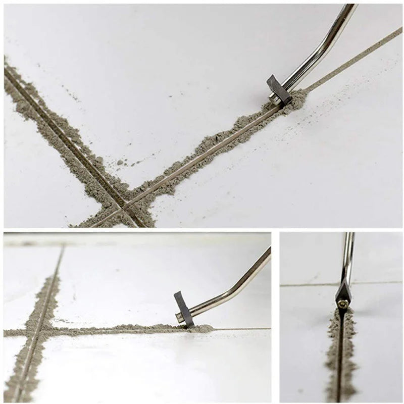 Ceramic Tile Grout Remover | Tungsten Steel Gap Cleaner Drill Bit additional angle