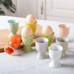 Egg Cup Holders Candy Color | Ceramic Creative Serving Cups Breakfast alternate view
