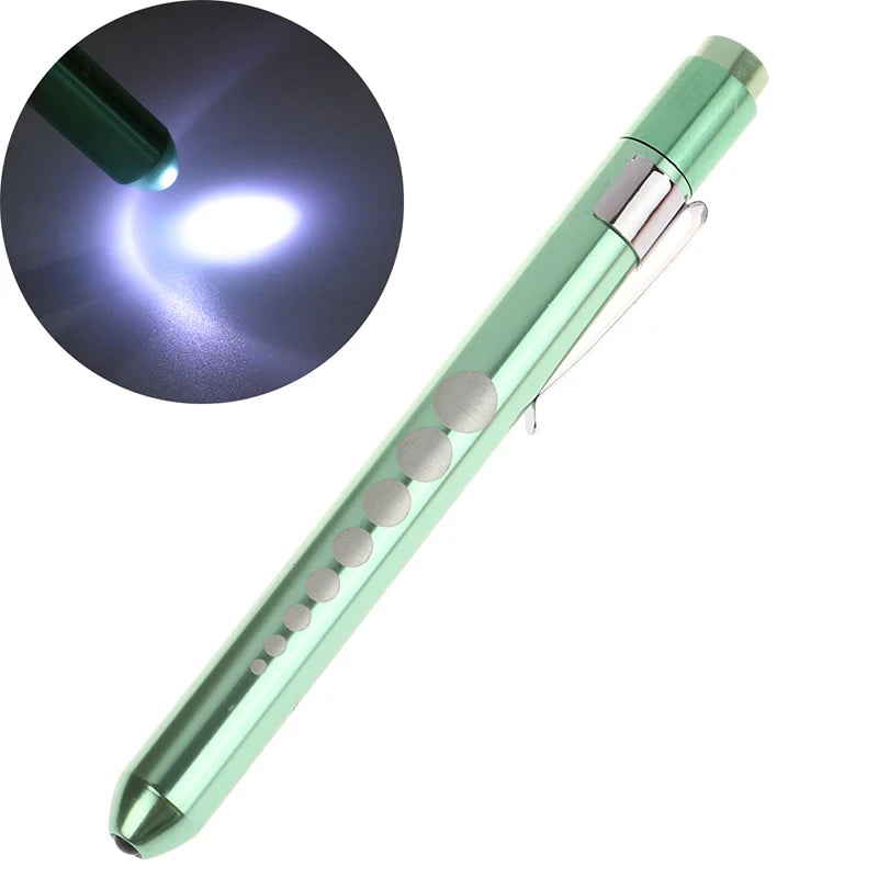 LED Medical Penlight with Pupil Gauge | Reusable Pocket Flashlight for Nurses and Doctor detail view
