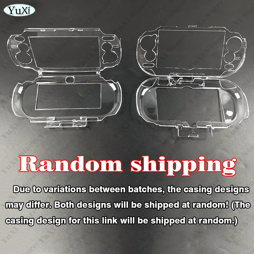 1set Clear Crystal Protective Case For PS Vita 1000 Top Bottom PET Protection Films T alternate view