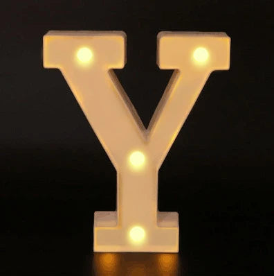 16cm Letter LED Night Light | Alphabet Luminous Decorative Lamp for Party additional angle