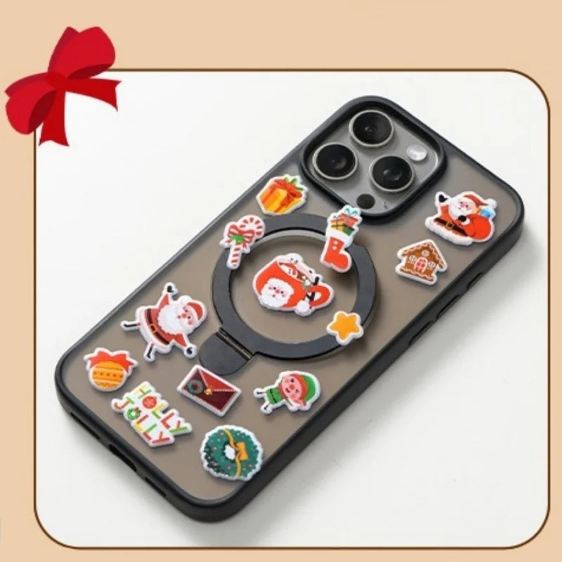 Christmas Bubble Stickers | 3D Holiday Party Decoration Set additional angle