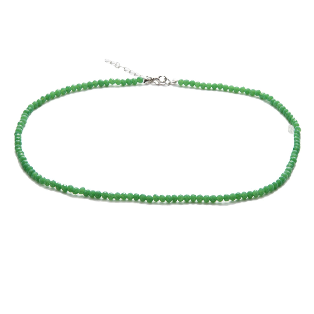Simple Black Beads Short Necklace for Women Chokers Femme Ladies Party Necklace Fashio close-up view