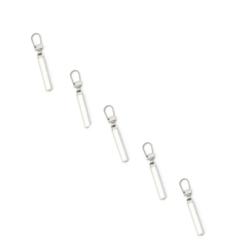 5/10PC Zipper Slider Puller Instant Zipper Repair Kit Replacement Broken Buckle Travel close-up view