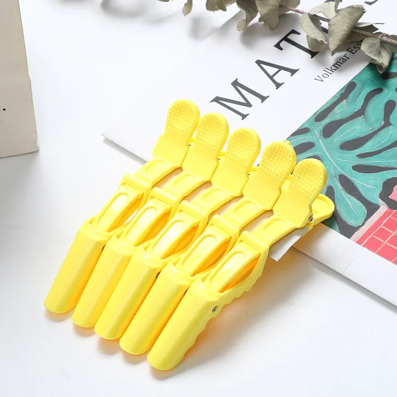 5/6Pcs Alligator Hair Clips Hairdressing Clamps Claws Section Clip Barber Crocodile additional angle