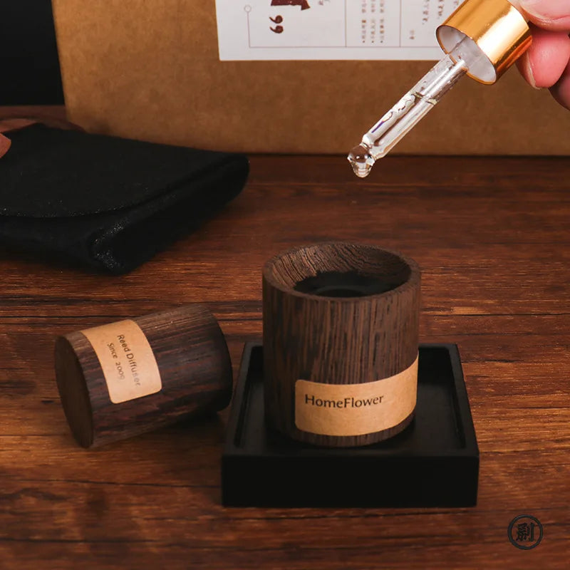 Black Walnut Aroma Diffuser | Ultrasonic Essential Oil Diffuser for Sleep and Relaxat alternate view