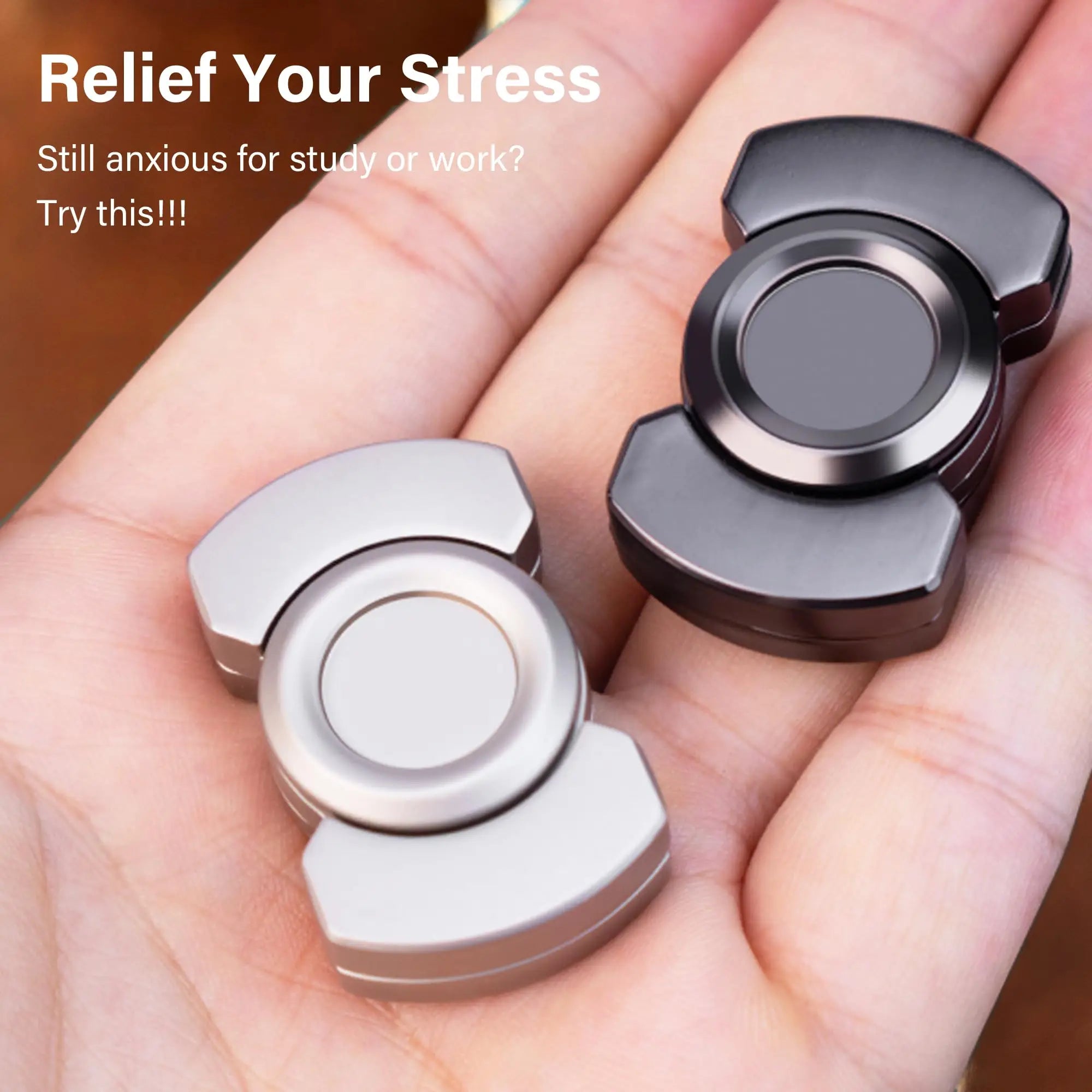 Magnetic Slider Fidget Spinner | Stress Relief EDC Toy lifestyle view