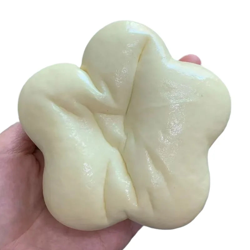 Yellow Squishy Star Fidget Toy | Super Soft Slow Rising Anti-anxiety Squeeze Toy additional angle