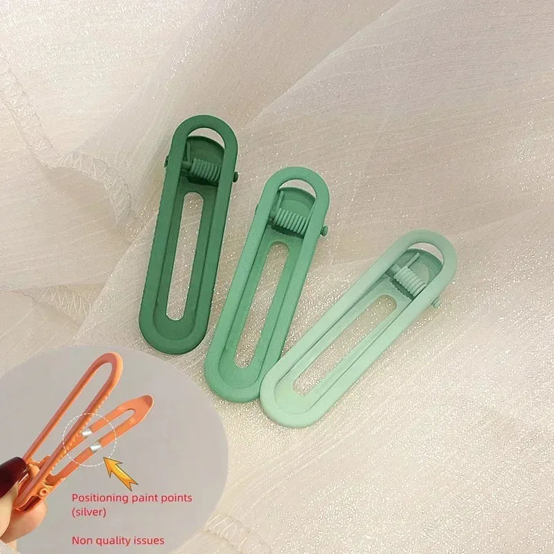 Women 2/3/4pcs Korean Fashion Gold White Pink Glitter Hair Pin Acetate Make Up Hair Clips Headwear Girls Hair Accessories
