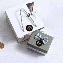 500pcs Pink Black You've Got Great Taste Stickers Gold Foil Business Thank You Stickers detail view