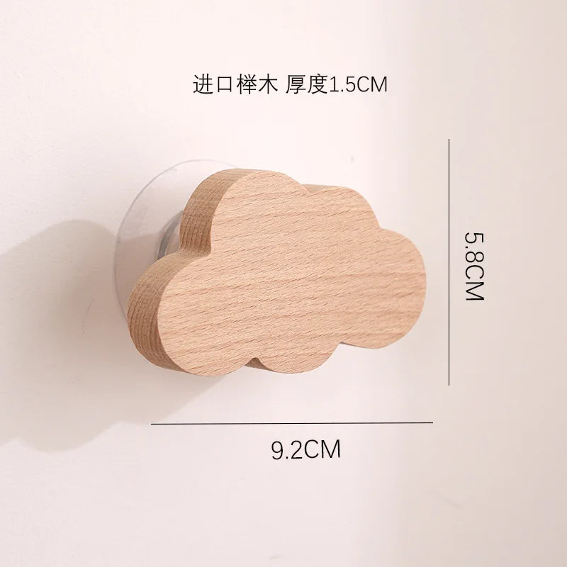 Wooden Animal Hook | Cute Wall Mounted Coat and Key Holder alternate view
