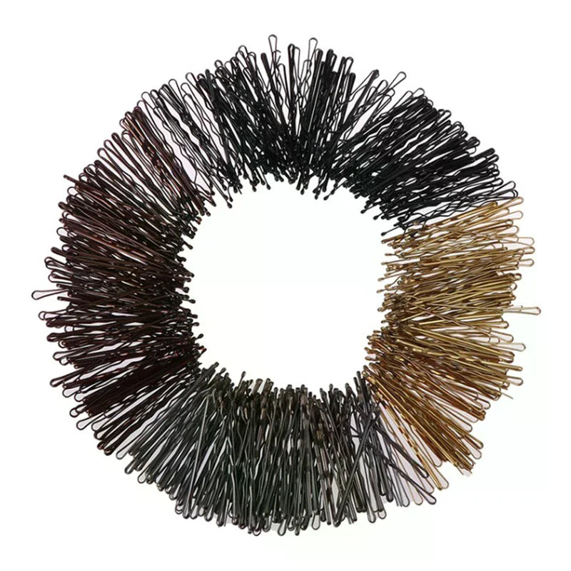 50pcs Women Gold Hair Clip Hairpin Hairstyle Styling Tool Hairgrip U Shape Barrette Hair Clips for Women Hair Accessories