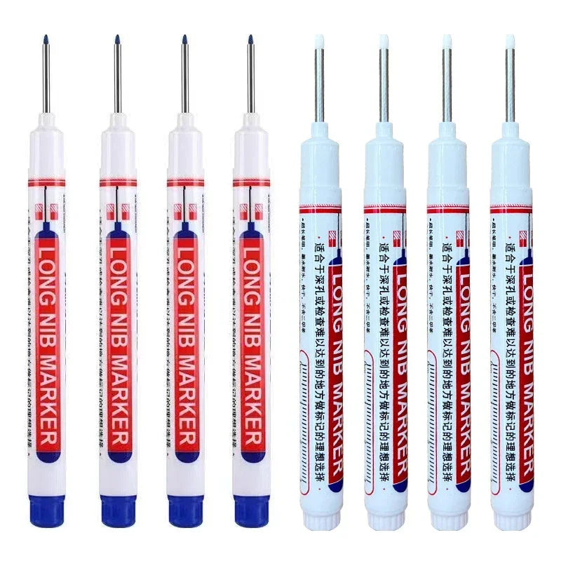 20mm Deep Hole Long Nib Markers Set | Multi-Purpose Perforating Pen for Metal, Wood, and detail view