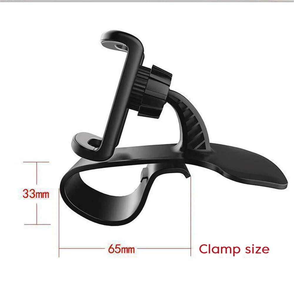 Car Phone Holder Dashboard Mount 360° Rotatable For iPhone Samsung Xiaomi