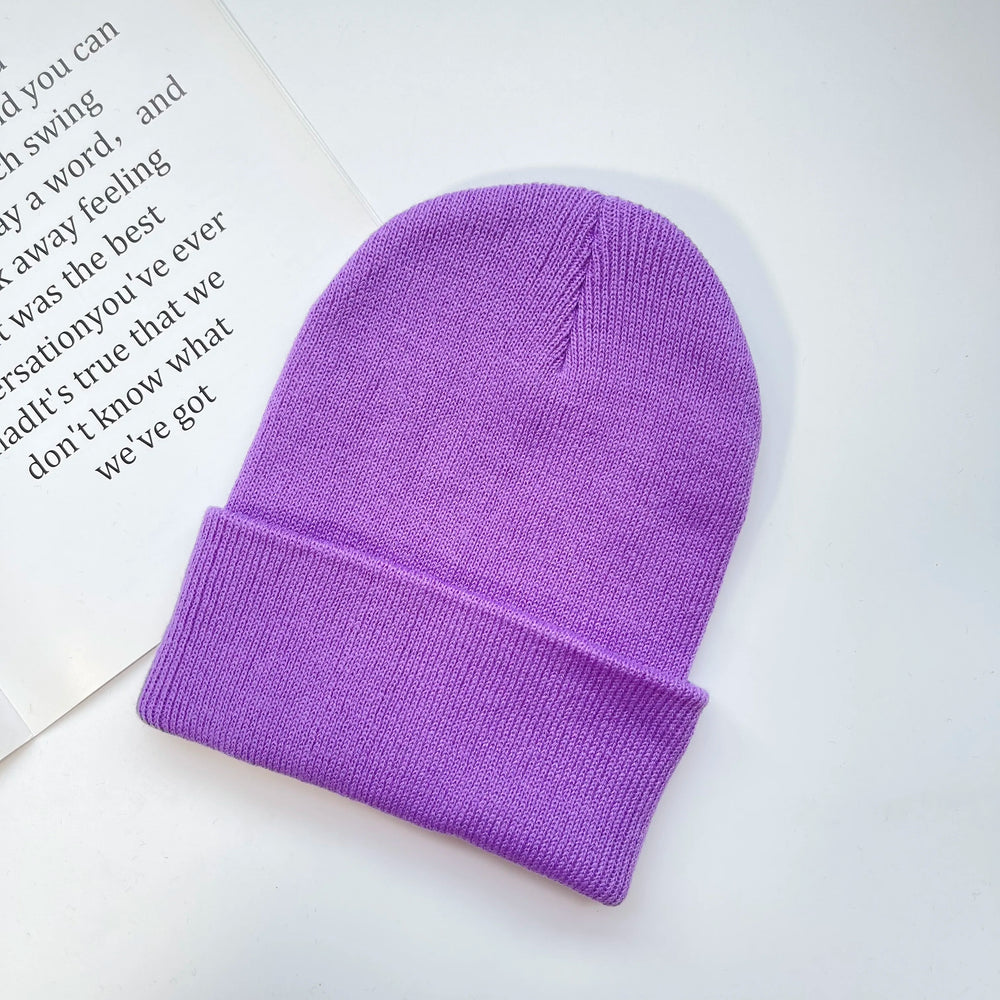 MLFO Colorful Knit Beanie with Ear Flaps | Unisex Winter Hat alternate view