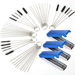 Carburetor Carbon Dirt Jet Remove Cleaning Needles Brushes Cleaner Tools for Automobile Motorcycle ATV Welder Carb Chainsaw