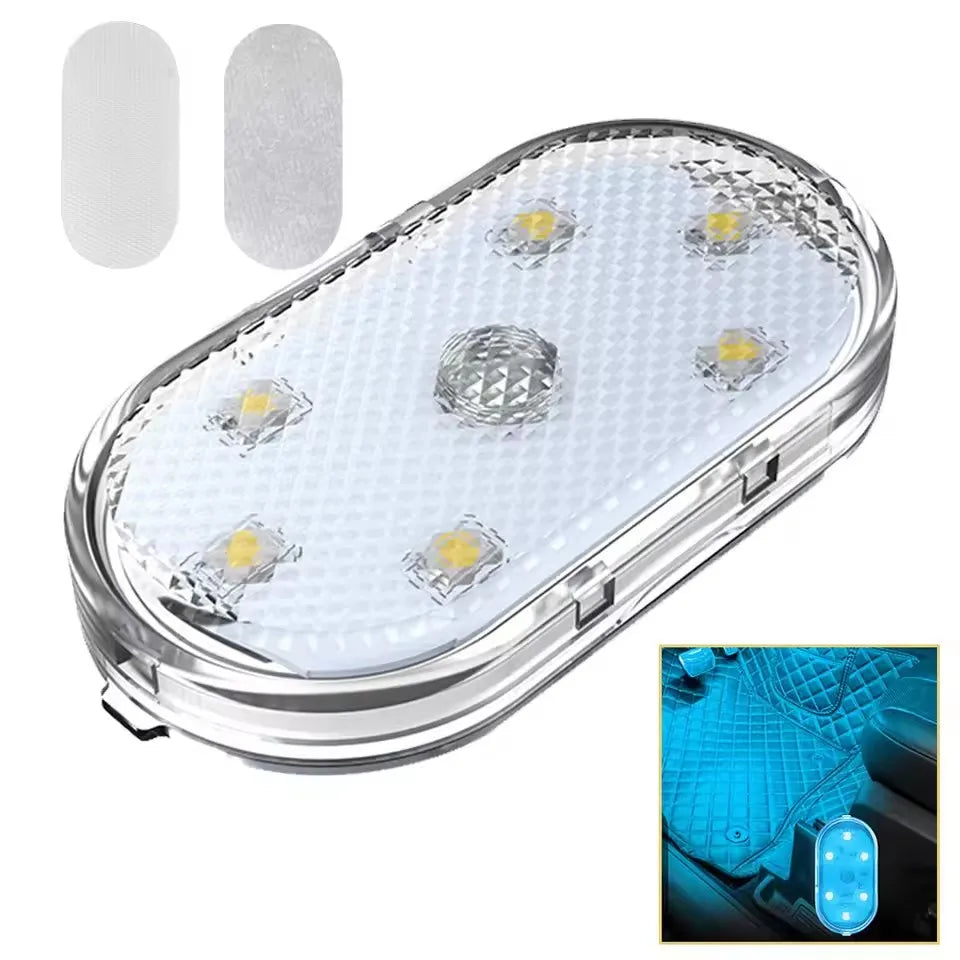 USB Charging LED Touch Light | Mini Wireless Car Interior Lamp for Trunk and Roof lifestyle view