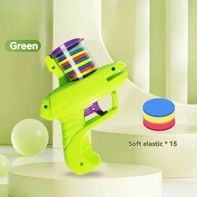 Children's UFO Radish Gun Toy | Safety Soft Bullet Outdoor Battle Set alternate view