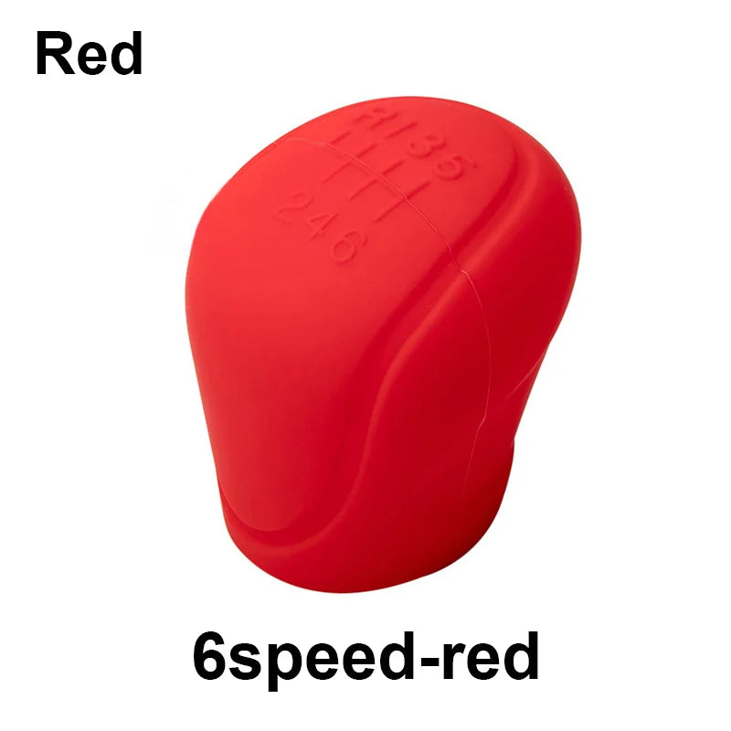 1PC Manual 5/6-speed Car Interior Accessories Car Silicone Gear Shift Knob Cover Shift N detail view