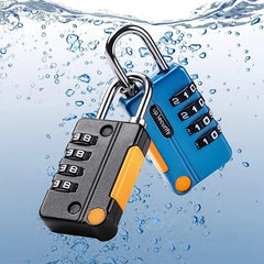 4 Digit Combination Padlock | Keyless Travel Luggage Lock detail view