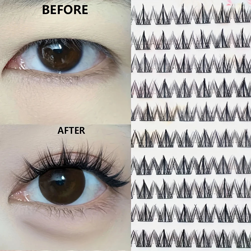 Self-Adhesive Eyelashes | No Glue Needed, C-Curl, Japanese-Korean Beauty Series for Ever detail view