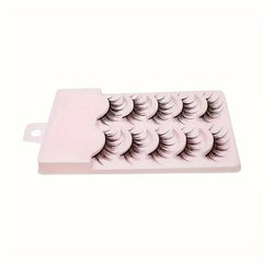 5 Pairs of Cartoon Style 3D False Eyelashes Fluffy and Soft for Natural Looking, Enhanci detail view