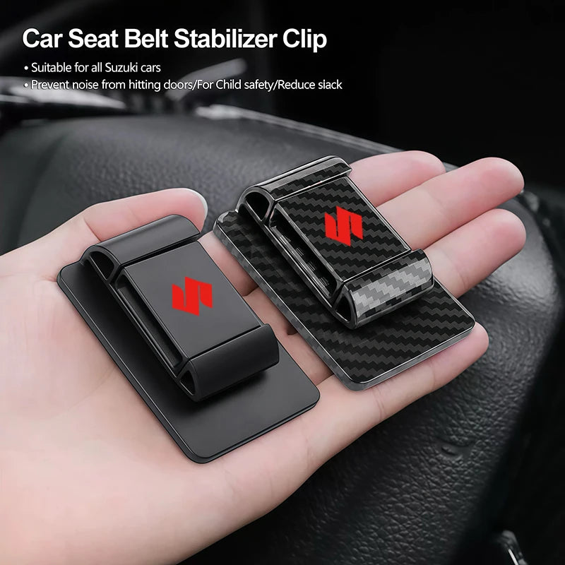 Car Seat Belt Stabilizer Clip | Anti-Rattle Seatbelt Holder for Suzuki Jimny Samurai alternate view