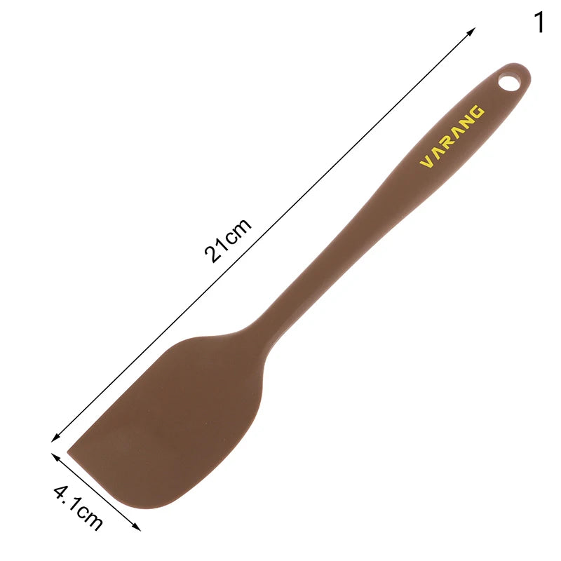 Silicone Baking Pastry Scraper Spatula | Non-Stick Heat-Resistant Kitchen Tool close-up view