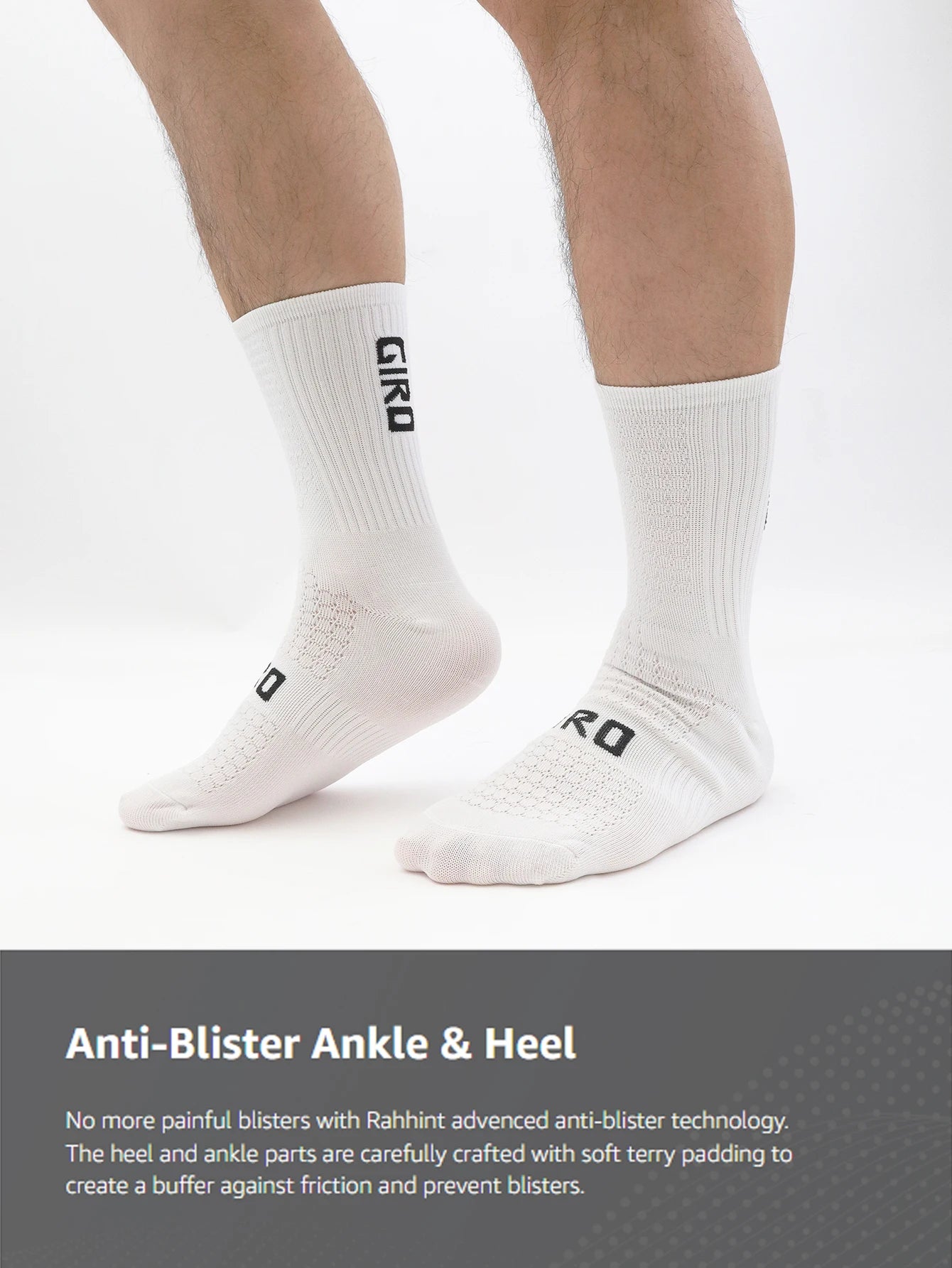 Men Knee High Socks Running Socks Sport Basketball Socks close-up view