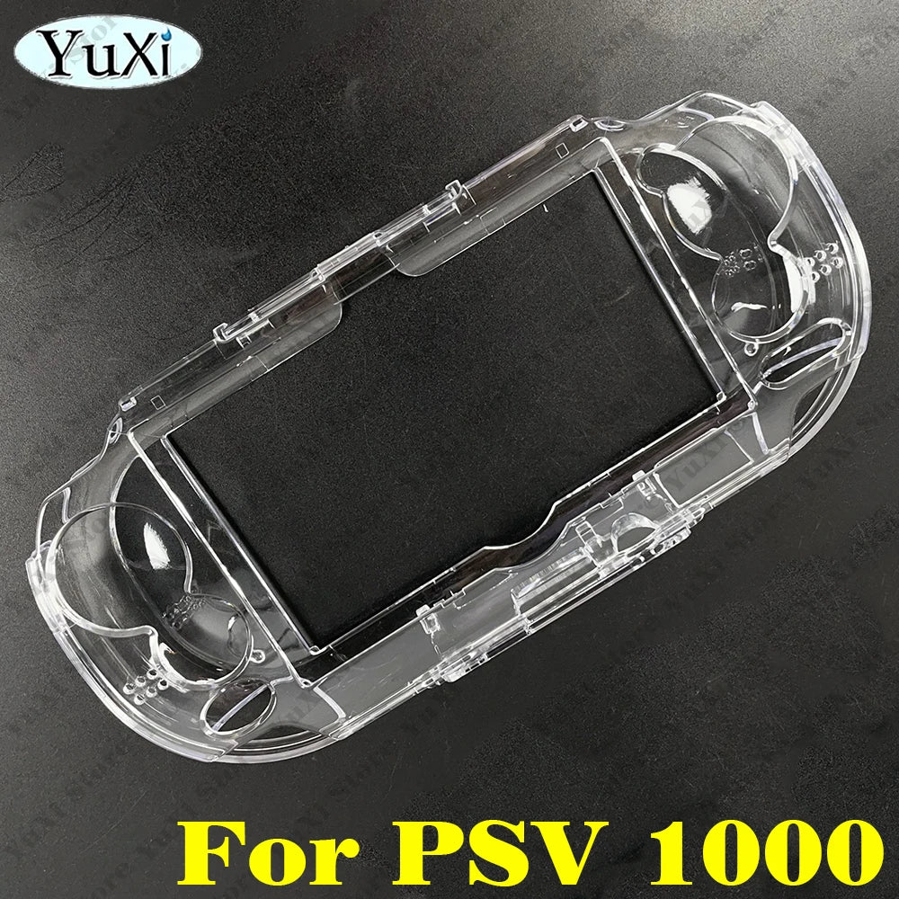 1set Clear Crystal Protective Case For PS Vita 1000 Top Bottom PET Protection Films Tran detail view