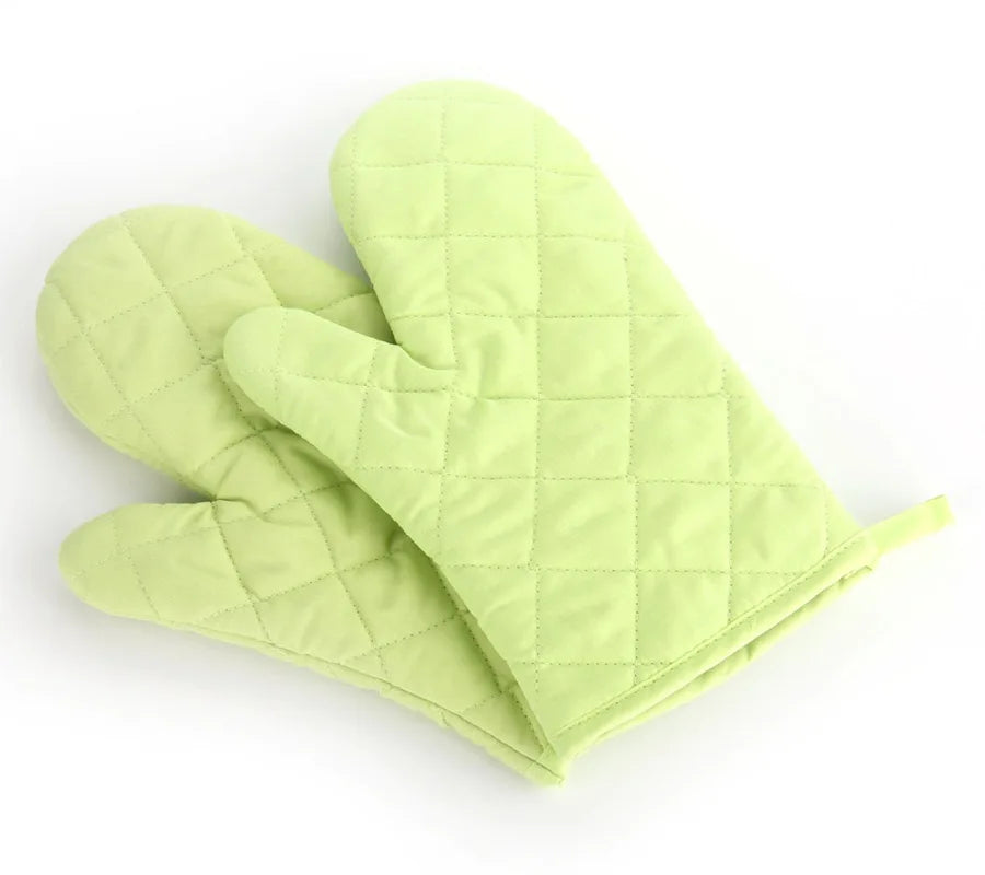 Non Slip Heat Proof Oven Glove | Polyester Cotton Microwave Protector for Baking an additional angle