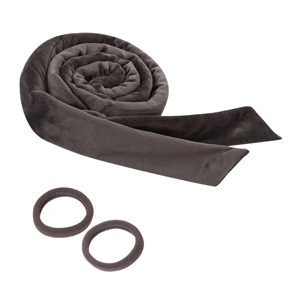 Heatless Curling Rod Headband | No Heat Hair Curler for Soft Sleeping Curls additional angle