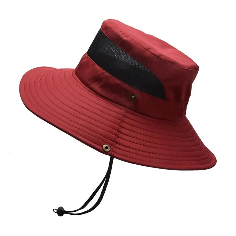 Summer Breathable Fisherman Hat | Unisex Outdoor Sun Hat additional angle
