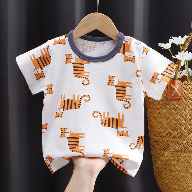 Kids Cotton Graphic Tee | Summer Unisex T-Shirt for Babies and Toddlers alternate view
