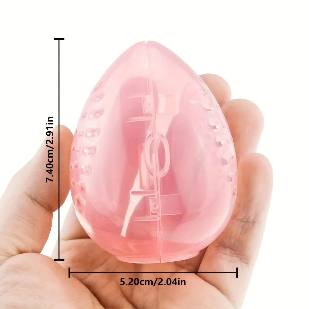 Clear Makeup Sponge Case | Transparent Beauty Blender Holder for Travel alternate view