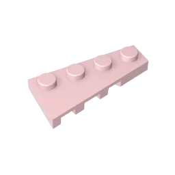 Gobricks GDS-549 Wedge Plate 4 x 2 Right | Building Block for Compatible DIY Sets alternate view
