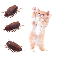 Electric Crawling Cockroach Toys Funny Simulation Fake Roach Prank Toys Trick Joke To alternate view