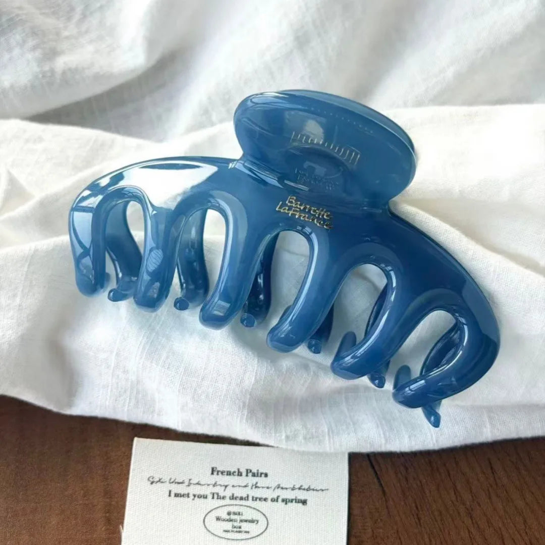 Large Acrylic Shark Hair Clip Korean Style