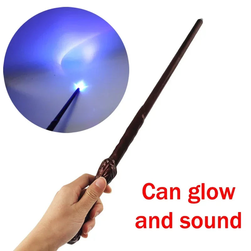 Glowing Magic Wand with Lights & Spell Sounds - Vibration Feedback Role-Play Cosplay alternate view