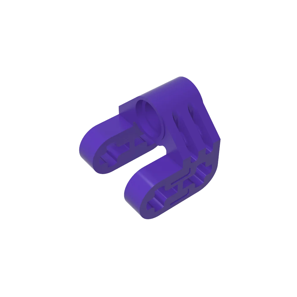 Gobricks GDS-1029 Axle and Pin Connector Perpendicular Split | Compatible with Lego 92 close-up view