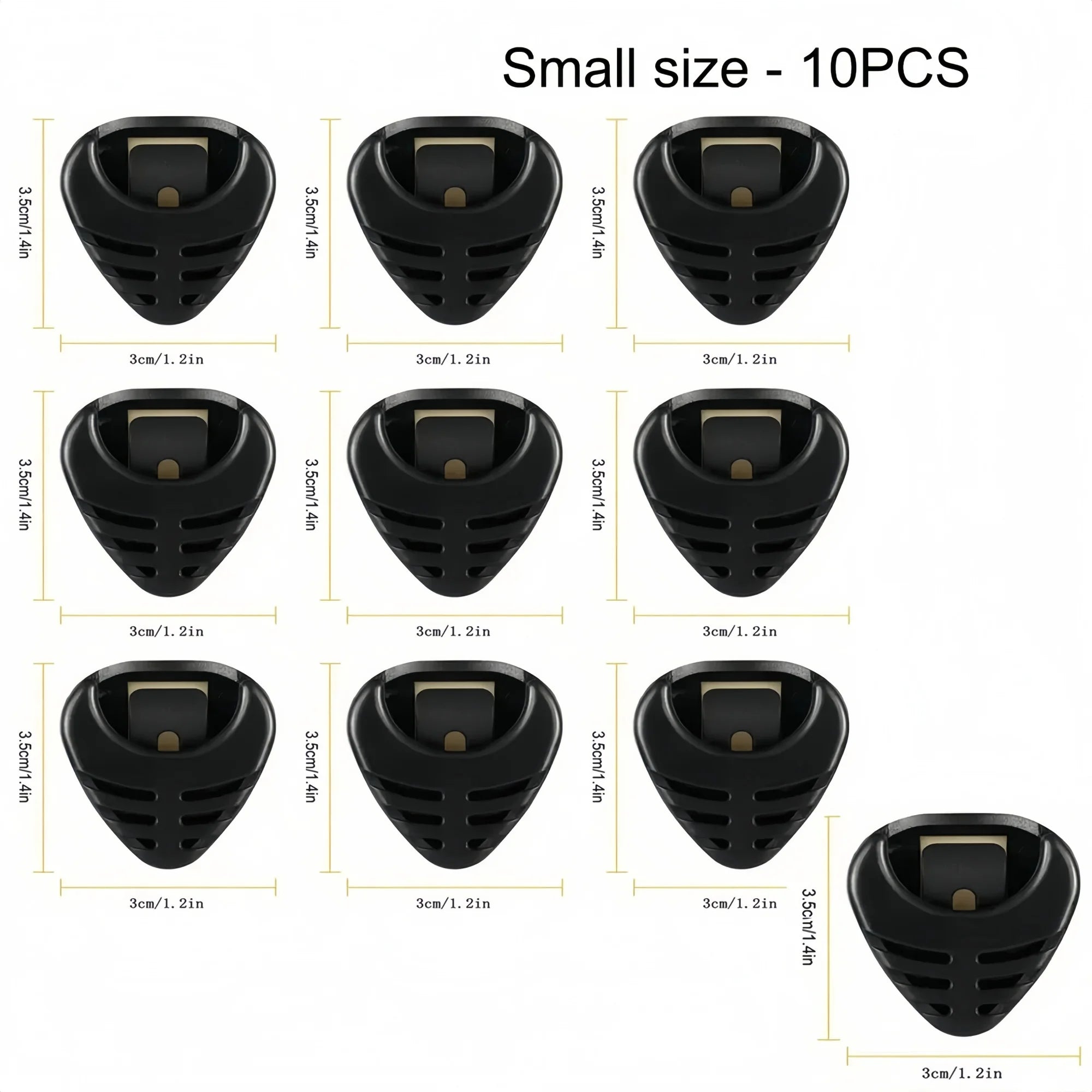 Miwayer 1/5/10Pcs Guitar Pick Holder Plastic Plectrum Case Mediator Quick Storage Sel alternate view