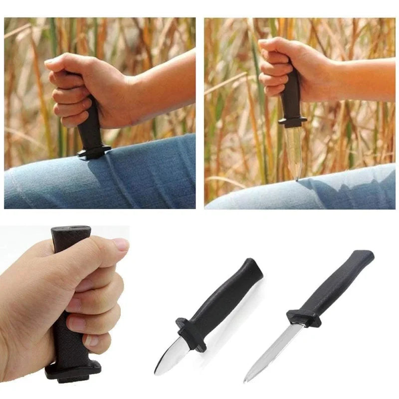 Retractable Fake Knife Toy Plastic Prop Trick Blade Halloween Fools Day Party Cosplay alternate view