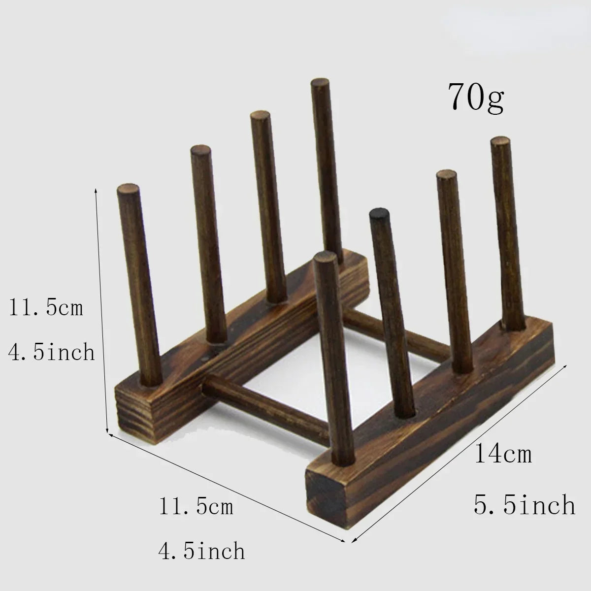 Stand Plate Dish Drying Rack Pot Lid Racks Kitchen Organizer Drying Cups Display Shelf close-up view