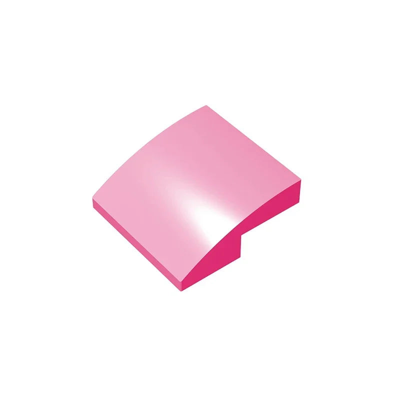 Gobricks GDS-1270 Slope, Curved 2 x 2 Inverted | Compatible with Lego 32803 Buildin additional angle