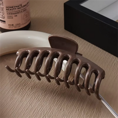 2025 New Silicone Material Hair Claw Clip Crab Barrette Girls Ponytail Hair Claws Bath C detail view